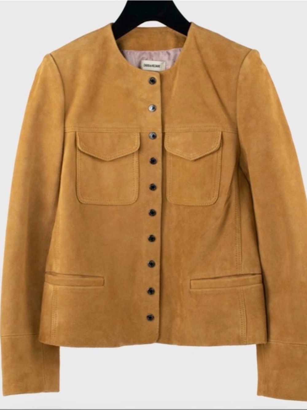 Zadig & Voltaire Tan Suede Jacket